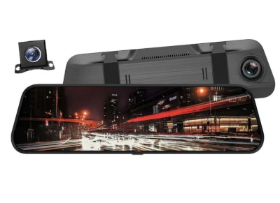 Camera auto DVR PNI Voyager 4K UHD 170 cu touchscreen ecran 9.66 inch G-Sensor GPS Wi-Fi PNI-S2800