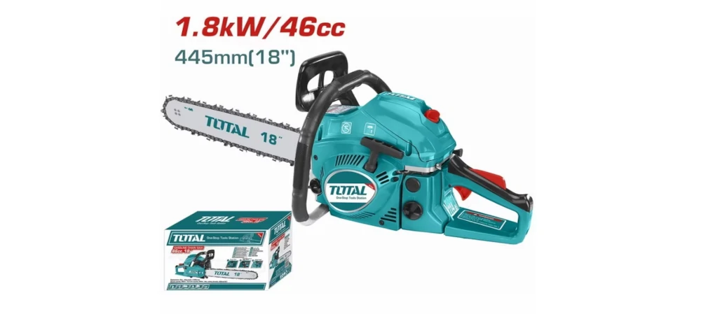 cele mai bune Drujbe pe benzina Total, 2 timpi, 1.8 kW, 46cc, 3000rpm