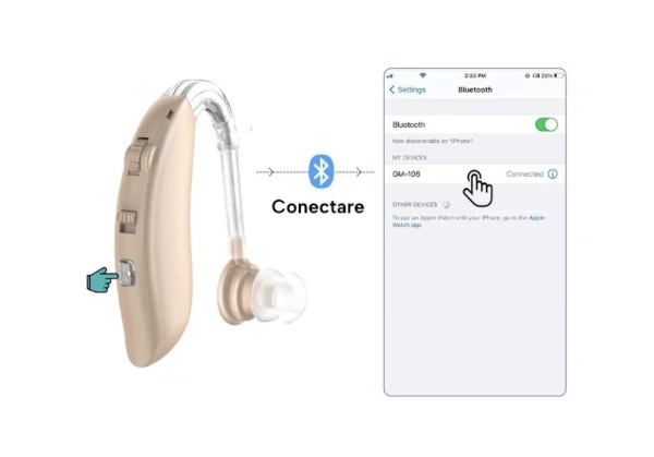 Set 2x Aparat Auditiv eGROW GM-106BT Premium