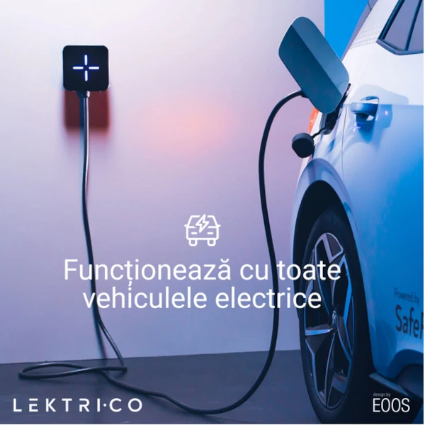 Statie de incarcare pentru masini electrice tip 2, cablu de 5m, 6A-32A