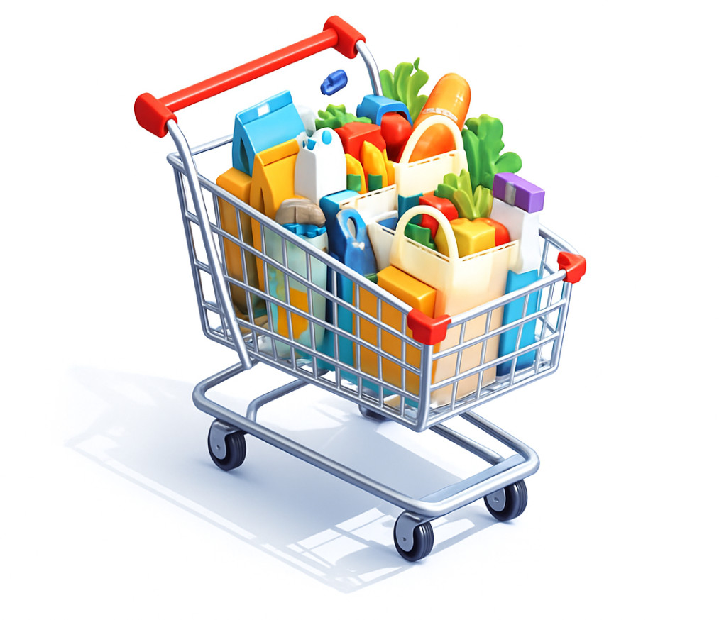 carut de cumparaturi produse ieftine